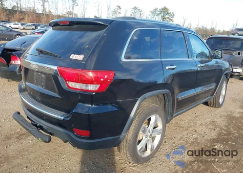 2013 Jeep Grand Cherokee Overland z USA, uszkodzony, nr VIN 1C4RJFCG7DC522421